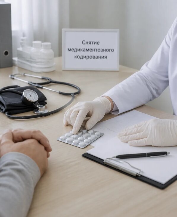 Снятие медикаментозного кодирования в Новотроицке от 5234 р. | Медзона
