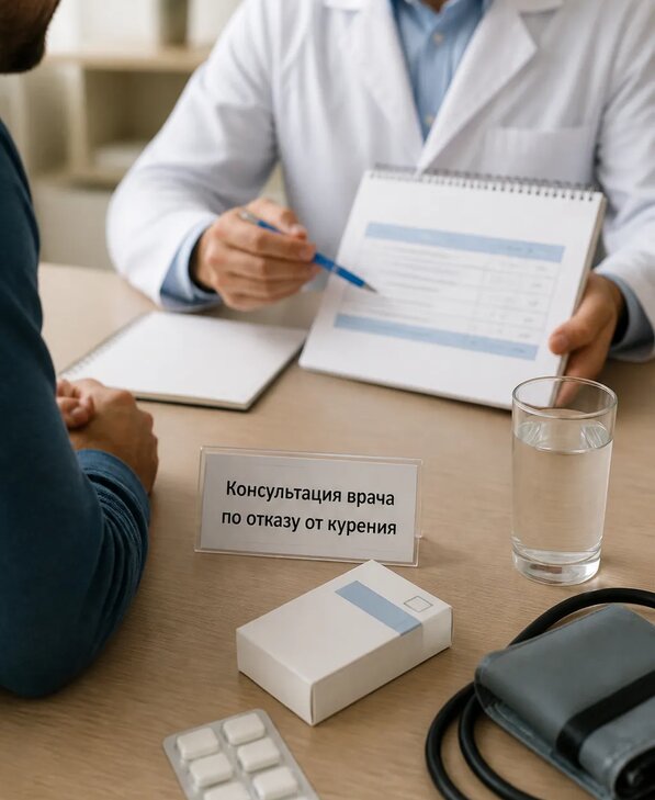 Консультация врача по отказу от курения для взрослых в Новотроицке